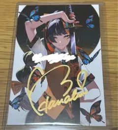 蝶屋はなび ぶいすぽっ！ 1周年 複製サイン入りポストカード - メルカリ