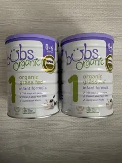 bubs Organic 1 粉ミルク 0-6ヶ月 2缶セット