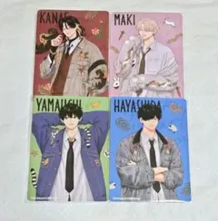 ピンクハートジャ厶　トレーディングカード　しっけ　4枚セット