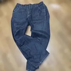 ダークブルーストレートレッグデニム　w32x33
