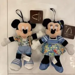 【新品タグ付】ハワイ限定　AULANI ミッキー ミニー ぬいぐるみ　ディズニーのサムネイル
