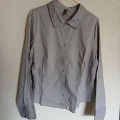 H&M DIVIDED 長袖シャツ グレー XLサイズのサムネイル