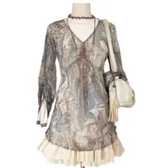 チュニック 平成ギャル 森ガール フェアリーグランジ y2k サブカル