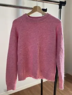 ZARA ピンク 長袖セーター ウール混紡