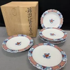 中国　民国　粉彩　花蝶文盤　小皿　二客　時代箱付　C　R6471 中国 民国 粉彩 花蝶文盤 小皿 二客 時代箱付 C R6471 - メルカリ