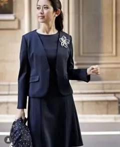 ◆プラステ　PLST フォーマル　ジャケット　ノーカラージャケット　お受験　M