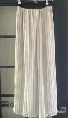 シフォンロングスカート　ウエストゴム　size Free
