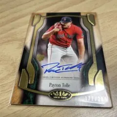 Topps Tier One Payton Tolle 直筆サインカード