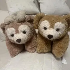 ダッフィー&シェリーメイクッション 座布団ぬいぐるみ