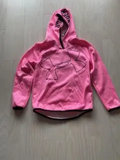 UNDER ARMOUR YLG ピンク パーカー