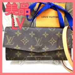 【良品】ルイヴィトンLVモノグラム柄フラグメントケース長財布 正規品