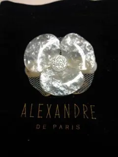 ALEXANDRE DE PARIS フラワーカメリアバレッタ
