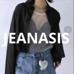 ♦︎ JEANASIS♦︎ジーナシス　シャツ　ブラックのサムネイル