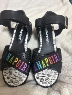 ANAPGIRL サンダル 23cm ブラックのサムネイル