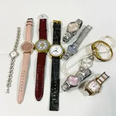 不動品 時計 10本まとめ売り セイコー クレージュ カシオ アルバ など