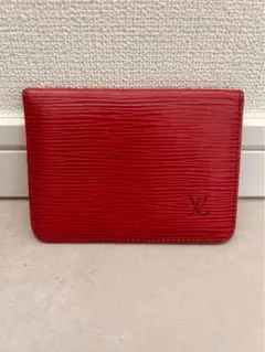美品 LOUIS VUITTON エピ ポルトモネ・ワット コインケース レッド