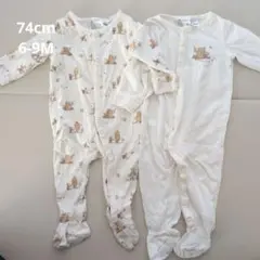 足つきカバーオール パジャマ 74cm H&M