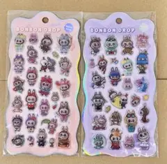 ボンボンドロップシール　ラブブ　2枚セット