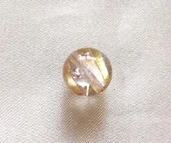 天然石【幸運の虹】ゴールドルチルクォーツ10ミリ☆3A☆レインボーパワーストーン