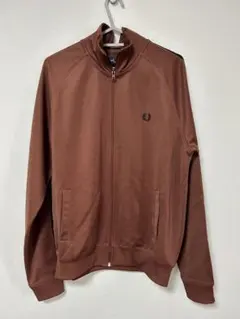 【入手困難色】Fred Perry ブラウン ジップアップジャケット