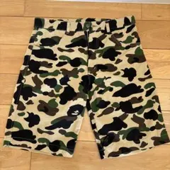 A Bathing Ape エイプ ショートパンツ L イエローカモ 【初期】のサムネイル