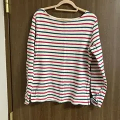 BEAMS HEART 長袖ストライプTシャツ