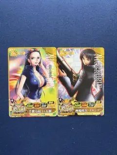 ワンピース ワンピーベリーマッチ ニコ・ロビン 2枚セット B - メルカリ