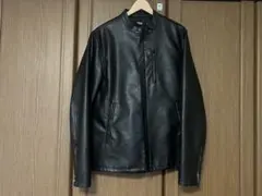 春物 AZUL by Moussy レザージャケットブラック M