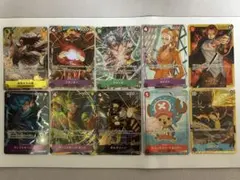 ワンピース　カードゲーム 10枚まとめ売り　モモの助、フランキー　他