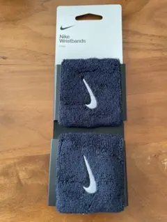 【新品】2個セット　NIKE リストバンド　BN2095 ネイビー　ペア