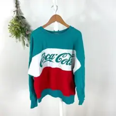 T0836 セカンドレーベル　コカコーラ　スエット　フリーサイズ　ゆったり　韓国