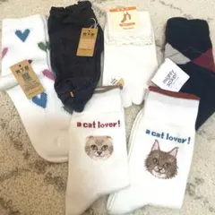 新品未使用　ソックス　6足　靴下屋　チュチュアンナ