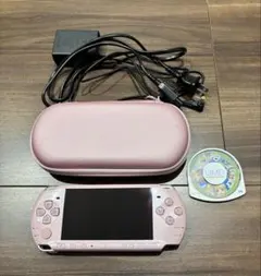 PSP3000 本体 ピンク　充電器 ケース付き