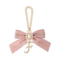 Maison de FLEUR ビジューリボンバッグチャーム　F