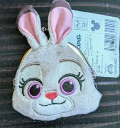 ズートピア　フェイスがま口ポーチ　ジュディ