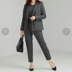 極美品 グリーンレーベルリラクシング スーツ カチリラ ダブル　洗える