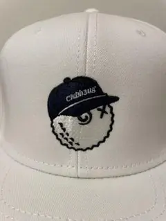 malbon golf x clubhaus キャップ 白　帽子　ゴルフのサムネイル