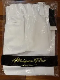 野球　ミズノプロ　ユニフォームパンツ 白