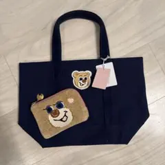 フェイラーオールドテディワッペントートバッグ &ドアップテディガールポーチセット