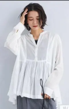 全方位映えブラウス　グリーンレーベルリラクシング