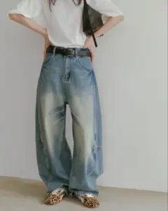 FASHIRU ヴィンテージバレルバレルジーンズ