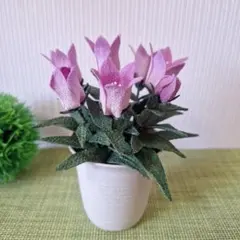 クレイフラワー樹脂粘土 朝顔 ちりめん風鈴 ハンドメイド - メルカリ