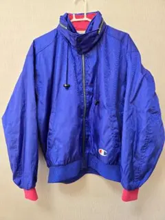 Champion ジャケット 青 ピンク　Lサイズ