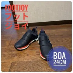 【極美品】FJ ゴルフシューズ BOA ネイビー　24cmのサムネイル