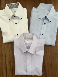ORIHICA 長袖シャツ3枚セット