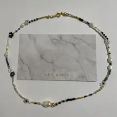 ビーズ・淡水パールネックレス（チョーカー）