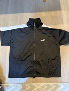 PUMA ブラック ジップアップジャケット