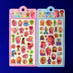 こびとずかんキャラクターシール 2シートセット　コビトズカン