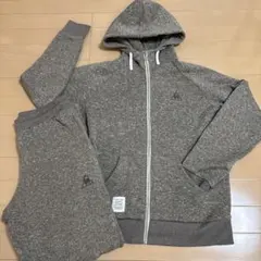 le coq sportif ブラウンジャージ セットアップ(メンズLサイズ)！