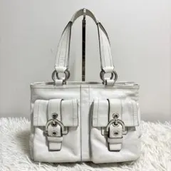 Coach leather soho hand bag leather y2k
